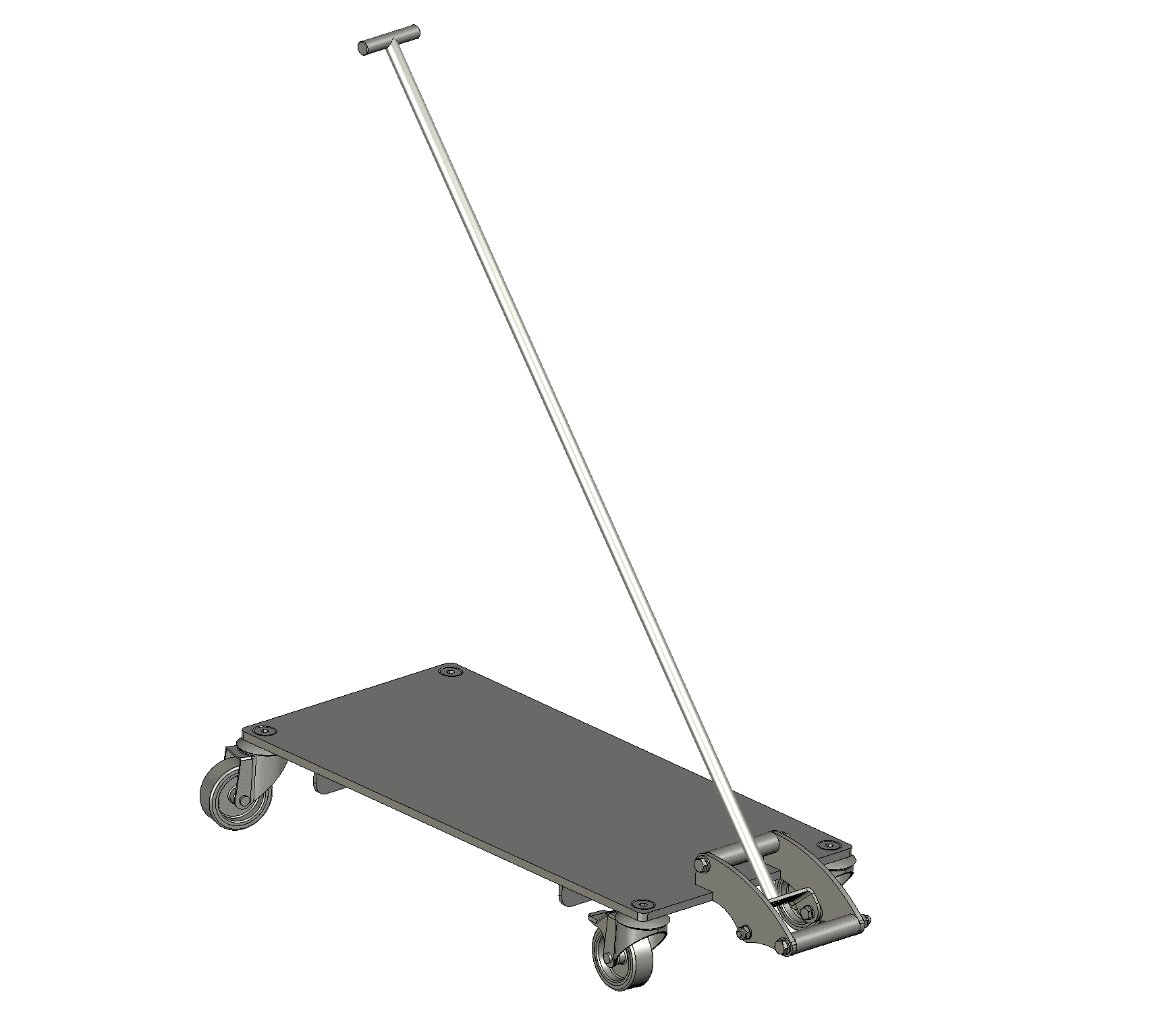Plattform, tralle, platform trolley, 400x800mm